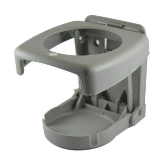 Porta Copos p/ Embarcações Dobrável em PVC - Cinza - 5 un.