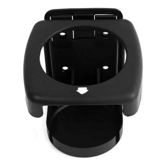 Porta Copos p/ Embarcações Dobrável em PVC - Preto - 5 un.