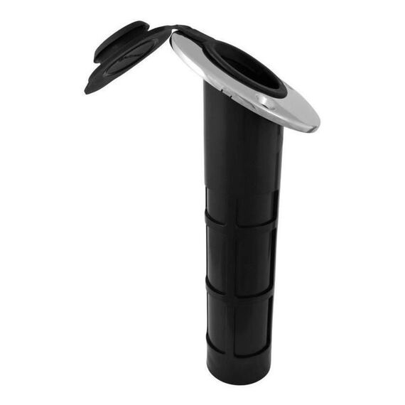 Porta Varas / Caniço Inclinado C/ Acabamento em Inox c/ Tampa Emborrachada