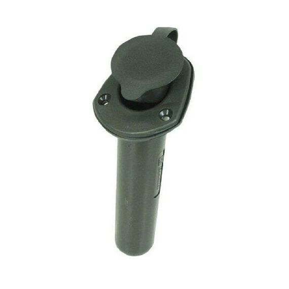 Porta Varas / Caniço Inclinado c/ Tampa em PVC Preto