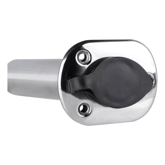 Porta Varas / Caniço Inclinado em Inox c/ Tampa e Interior Emborrachados - Marine Star