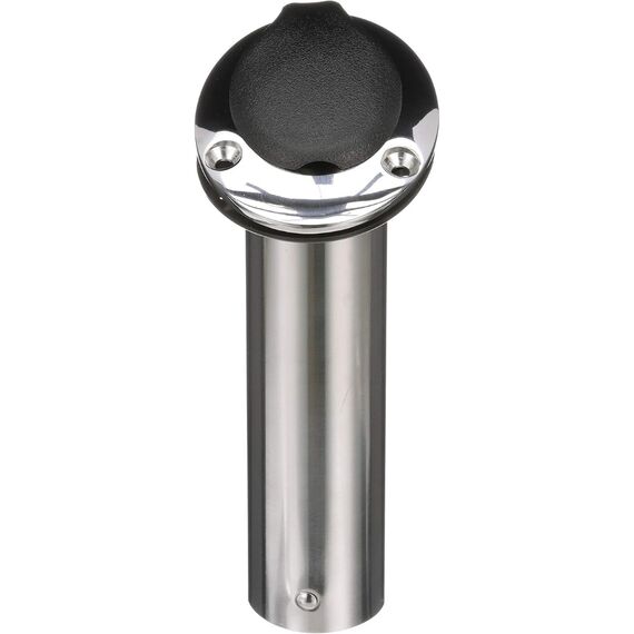 Porta Varas / Caniço Luxo Inclinado em Inox c/ Tampa e Interior Emborrachados