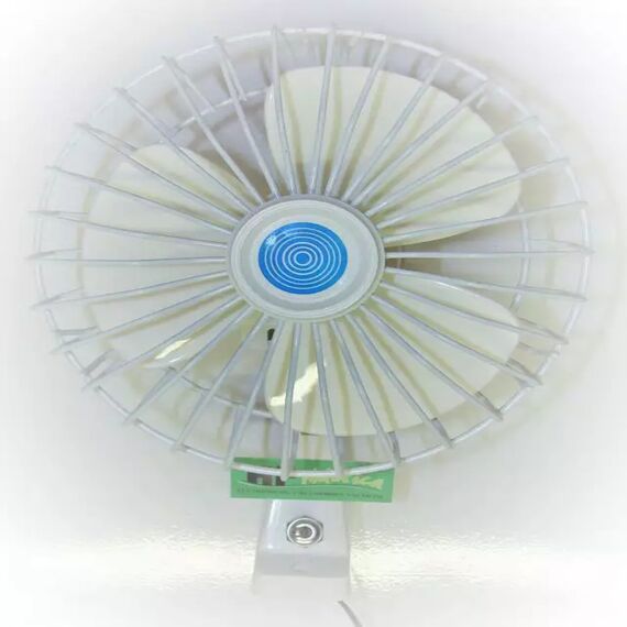 Ventilador Marinizado p/ Embarcações Branco 15cm 12v