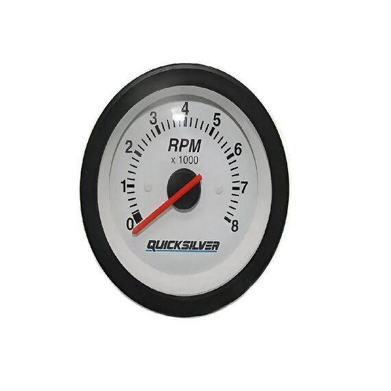 Conta Giros 8 R.P.M x 1000 Para Embarcações QuickSilver - Aro Preto