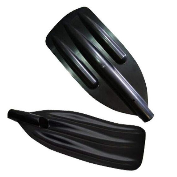 Kit Empunhadura - 8,5 x 8 cm + Pá de Remo 39 x 17 cm p/ Caiaque em Polipropileno - Preta