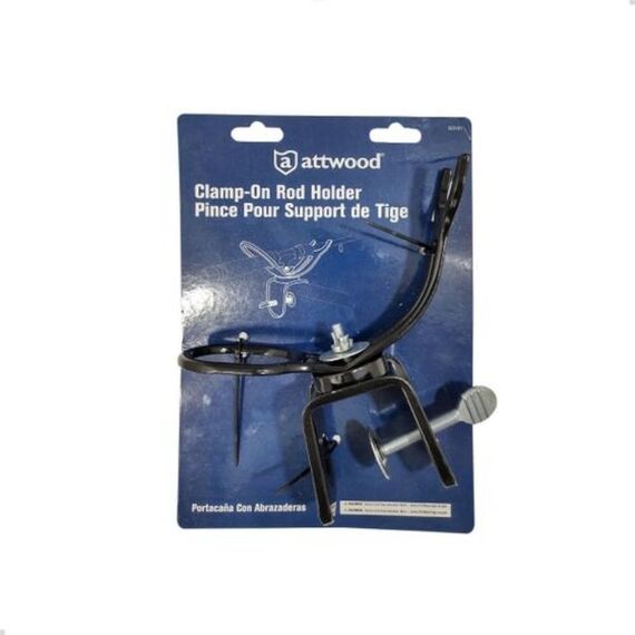 Porta Varas Ajustável em Aço Pintado A Seco Attwood - Preto