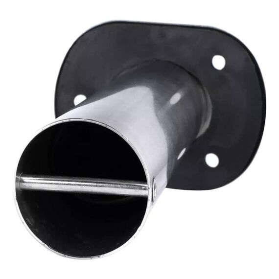 Porta Varas / Caniço p/ Embutir em Inox c/ Tampa e Interior Emborrachados