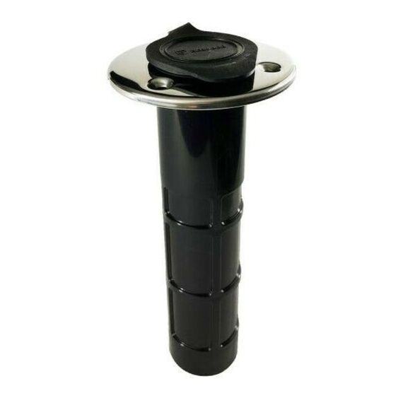 Porta Varas / Caniço Reto C/ Acabamento em Inox c/ Tampa Emborrachada