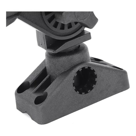 Porta Varas Sobrepor Ajustável C/ Base Fixa em Plástico Reforçado Preto