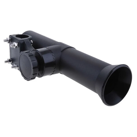 Porta Varas Sobrepor Ajustável C/ Base p/ Guarda Mancebo em Plástico Reforçado Preto