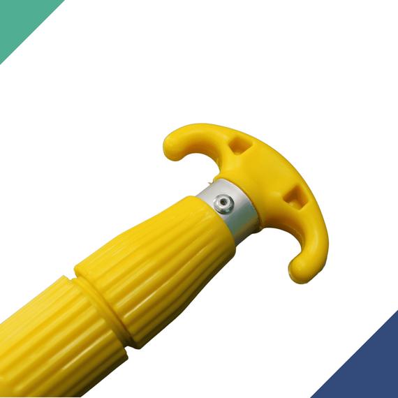 Remo de Alumínio Telescópico c/ 1 Pá em ABS Amarelo 1,06m - Seaflo