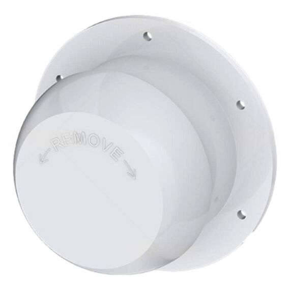 Respiro Externo p/ Exautor 4 Pol - Polipropileno - Branco