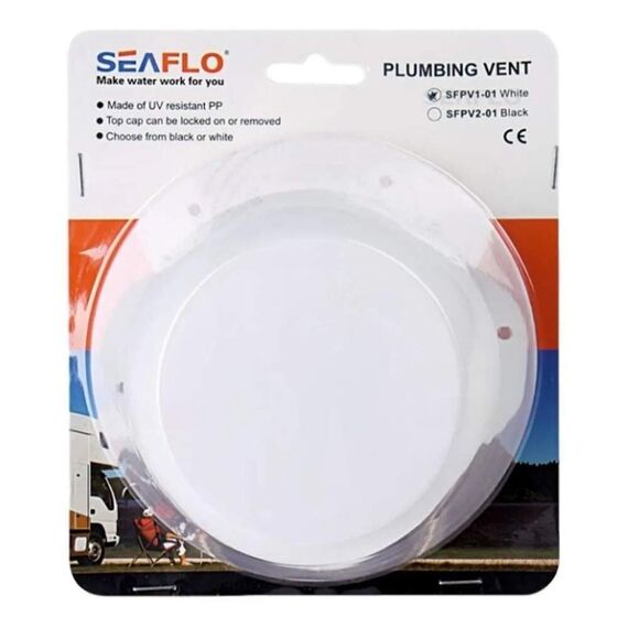 Respiro Externo p/ Exautor 4 Pol - Polipropileno - Branco