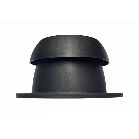 Respiro Externo p/ Exautor 4 Pol - Polipropileno - Preto