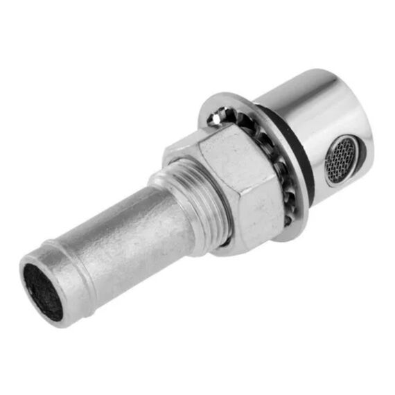 Respiro p/ Tanque de Combustível Em Inox - Reto - 5/8 pol.