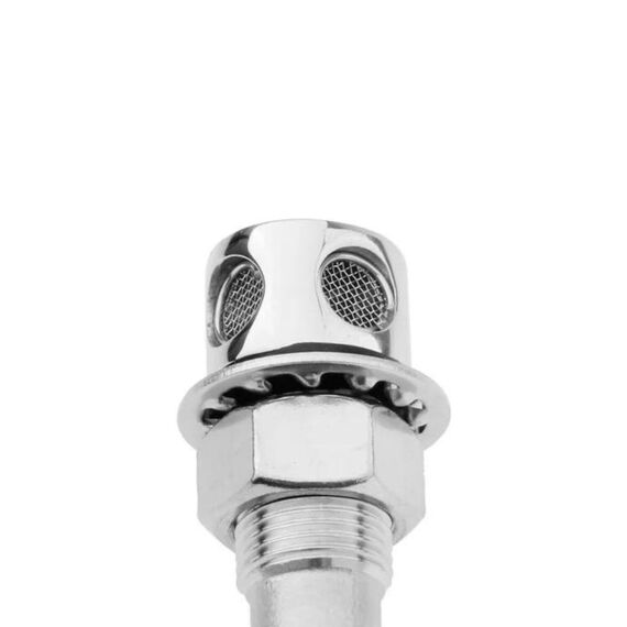 Respiro p/ Tanque de Combustível Em Inox - Reto - 5/8 pol.