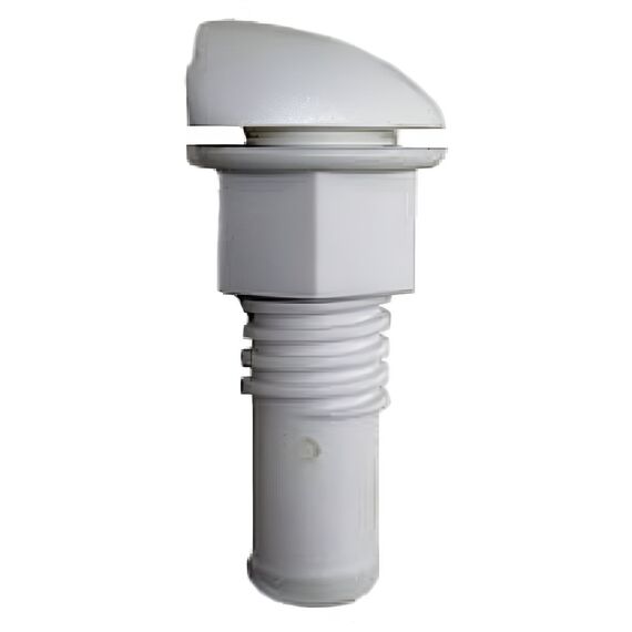 Respiro p/ Tanque de Combustível Em Plástico - Reto Saída Lateral - 5/8 pol.