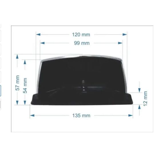 Respiro p/ Ventilação, Tanque de Combustível Em Plástico - Saída Lateral - 80 mm
