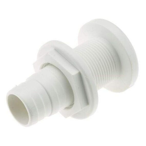 Saída de Costado / Saída D´Água Luxo - Plástica - Tam: 1-1/8 pol. - Cor: Branca