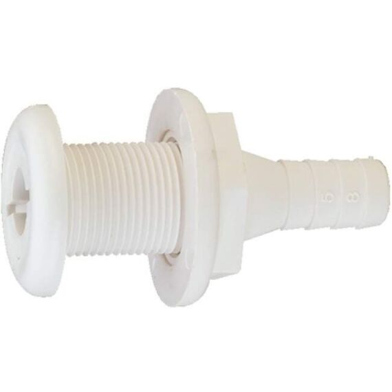 Saída de Costado / Saída D´Água Luxo - Plástica - Tam: 1/2 pol. - Cor: Branca