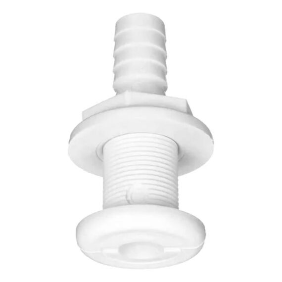 Saída de Costado / Saída D´Água Luxo - Plástica - Tam: 5/8 pol. - Cor: Branca