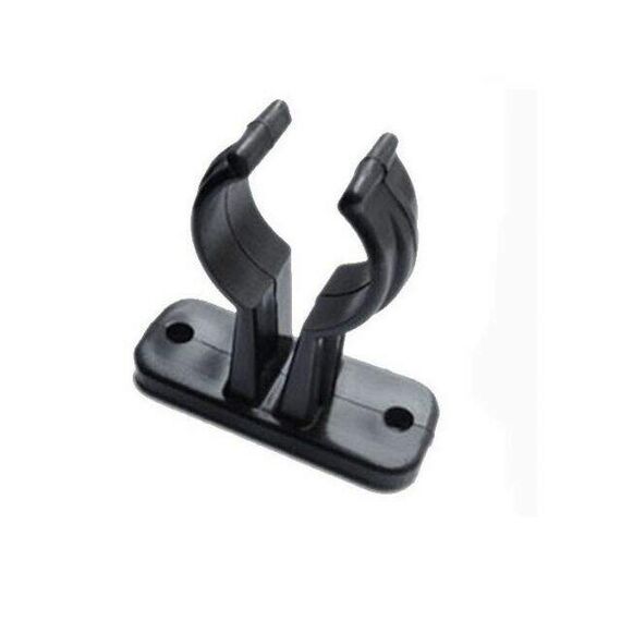 Suporte Porta Remos Alto p/ Caiaques e Barcos - Plástico Preto - 2 un.