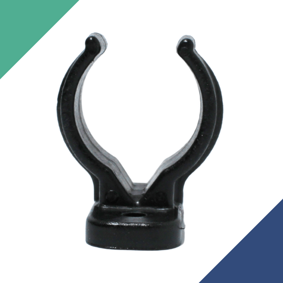 Suporte Porta Remos Alto p/ Caiaques e Barcos - Plástico Preto