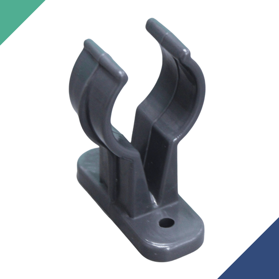 Suporte Porta Remos Alto p/ Caiaques e Barcos - Plástico Cinza