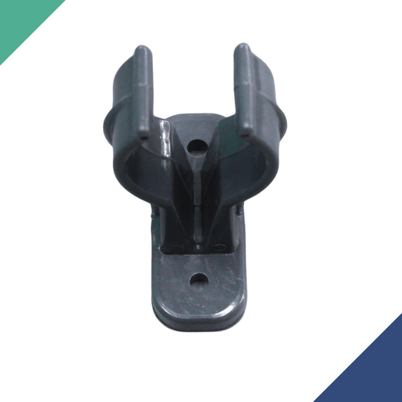 Suporte Porta Remos Alto p/ Caiaques e Barcos - Plástico Cinza