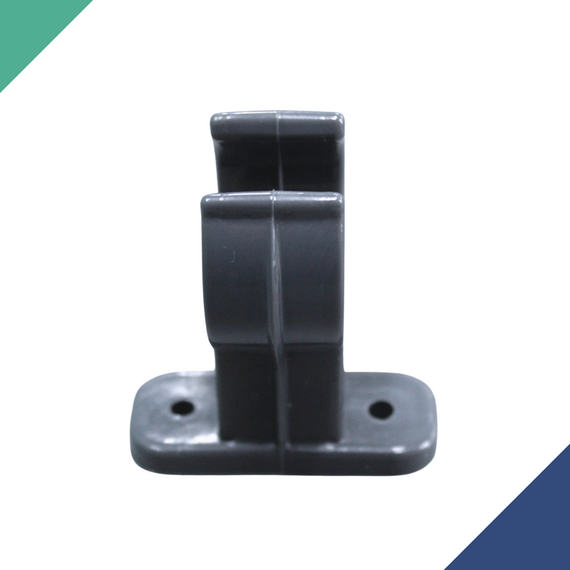 Suporte Porta Remos Alto p/ Caiaques e Barcos - Plástico Cinza