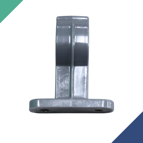 Suporte Porta Remos Alto p/ Caiaques e Barcos - Plástico Cinza