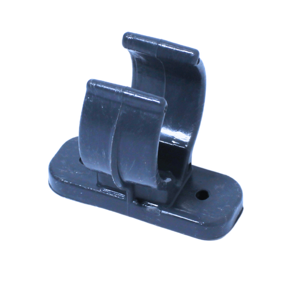 Suporte Porta Remos Baixo p/ Caiaques e Barcos - Plástico Cinza