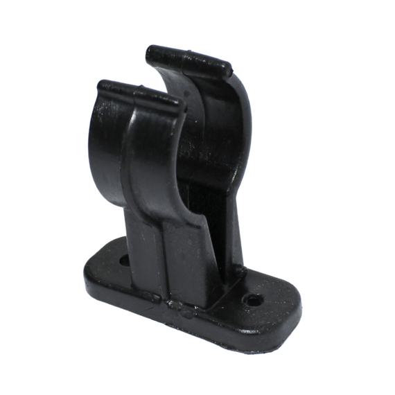 Suporte Porta Remos Baixo p/ Caiaques e Barcos - Plástico Preto