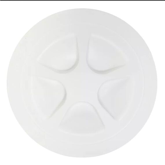 Tampa de Inspeção em ABS - Furo 108mm Cor: Branca - C/ Saco Removível Seaflo