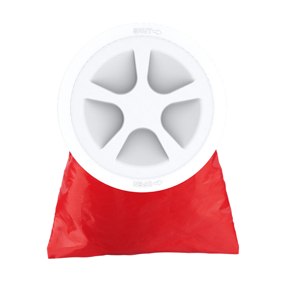 Tampa de Inspeção em ABS - Furo 153mm - 6? - Cor: Branca - C/ Saco Removível Seaflo