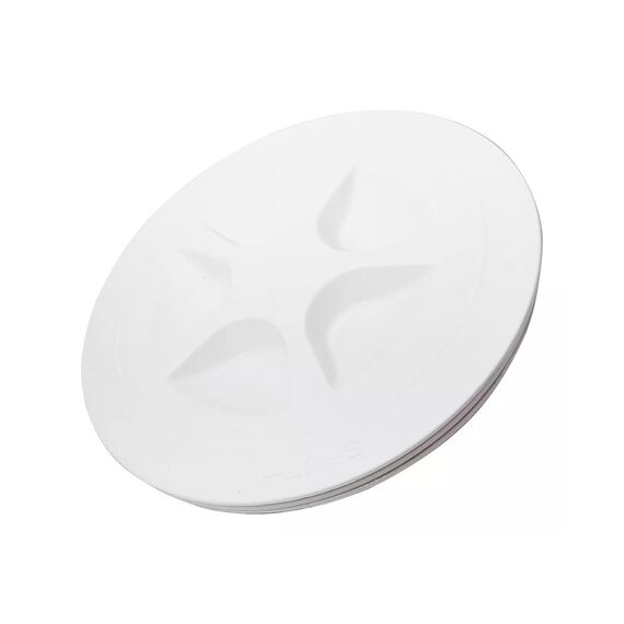 Tampa de Inspeção em ABS - Furo 166mm Cor: Branca - C/ Saco Removível Seaflo