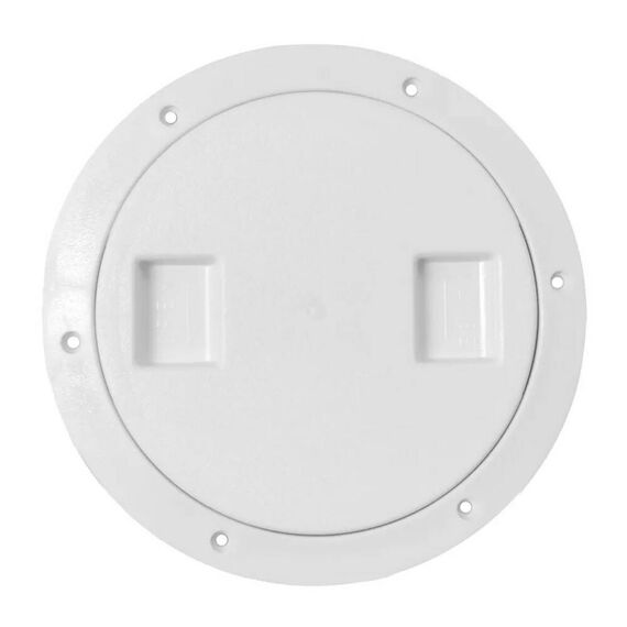 Tampa de Inspeção em PVC Lisa - Furo 4,5 pol Cor: Branca