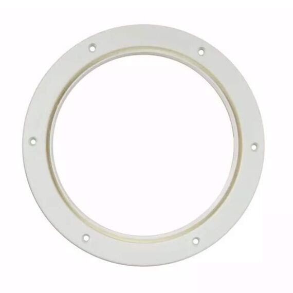 Tampa de Inspeção em PVC Lisa - Furo 4,5 pol Cor: Branca