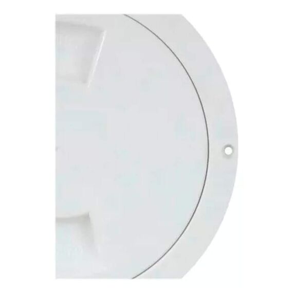 Tampa de Inspeção em PVC Lisa - Furo 4,5 pol Cor: Branca