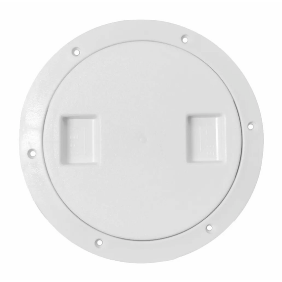 Tampa de Inspeção em PVC Texturizada - Furo 6,5 pol Cor: Branca