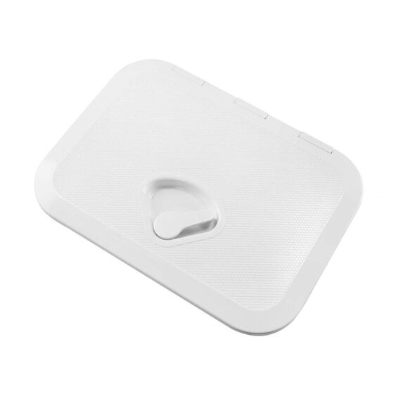 Tampa de Inspeção Seaflo Em ABS Reforçado 370 x 375 mm - Branca