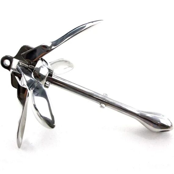 Âncora em INOX Dobrável - Modelo: Folding - Tam: 3,2kg