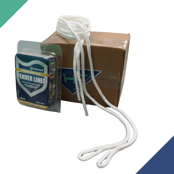 Cabo / Corda Trançado Nylon p/ Defensa - 6mm - 1,83 metros