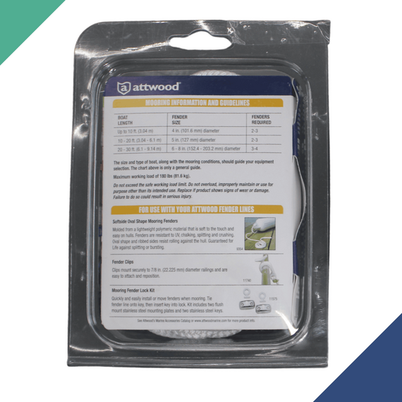 Cabo / Corda Trançado Nylon p/ Defensa - 6mm - 1,83 metros