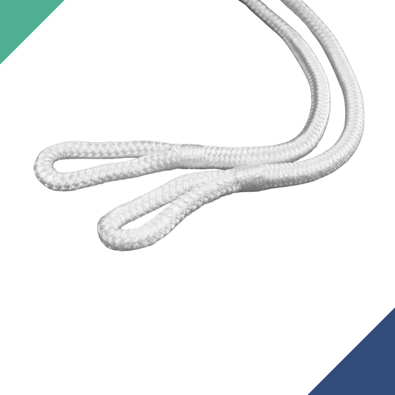 Cabo / Corda Trançado Nylon p/ Defensa - 6mm - 1,83 metros