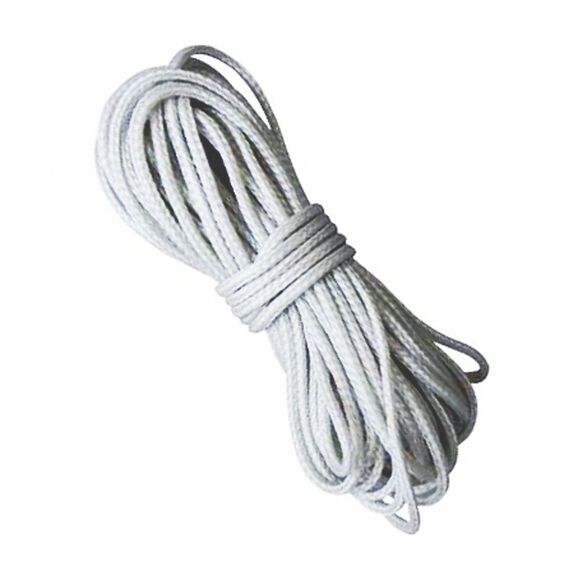 Cabo / Corda Trançado 3 Pernas Retinida - 8 mm - Branco - 30 metros