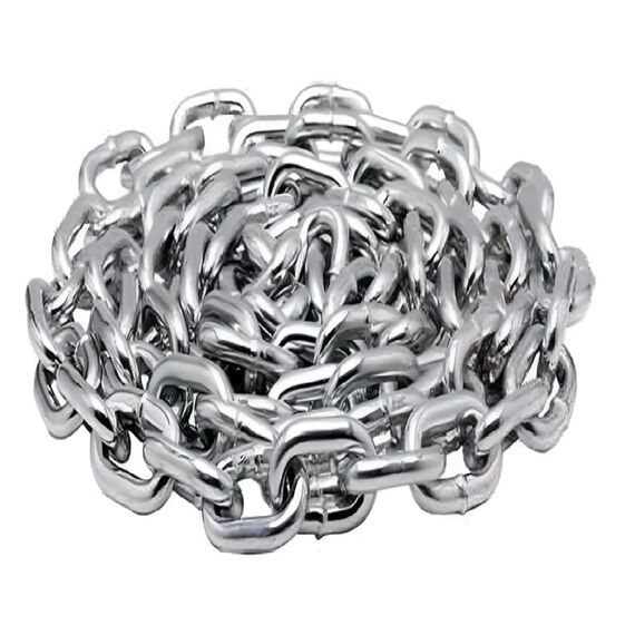 Corrente Em INOX - Calibrada - 6mm - Tam: 1 m