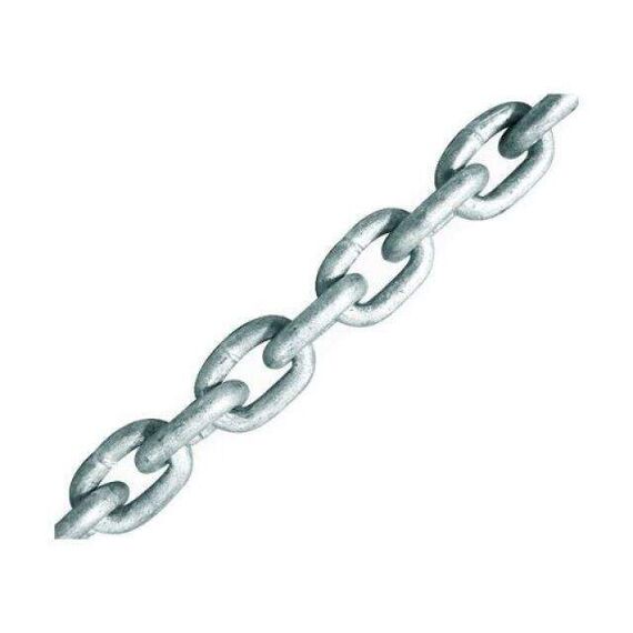 Corrente Galvanizada a Fogo - Calibrada - 7mm - Tam: 1 m