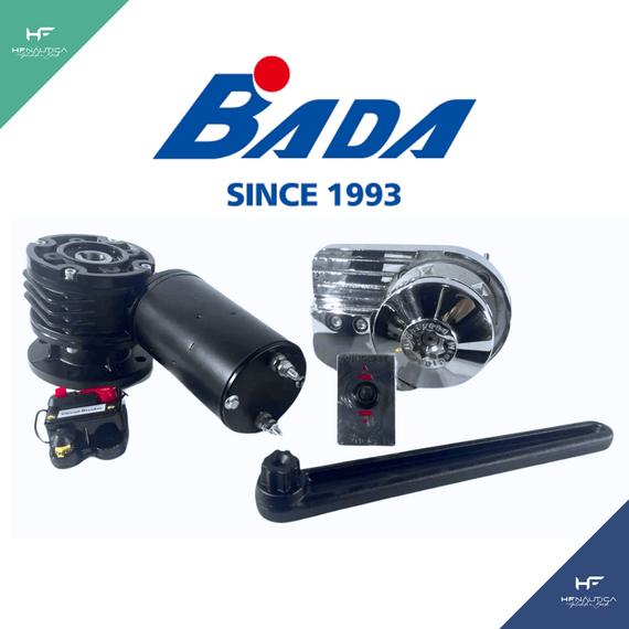 Guincho Elétrico em INOX Âncora BADA - C912 - Corrente 8mm - 900W - PARA BARCOS DE 20 a 35 pés