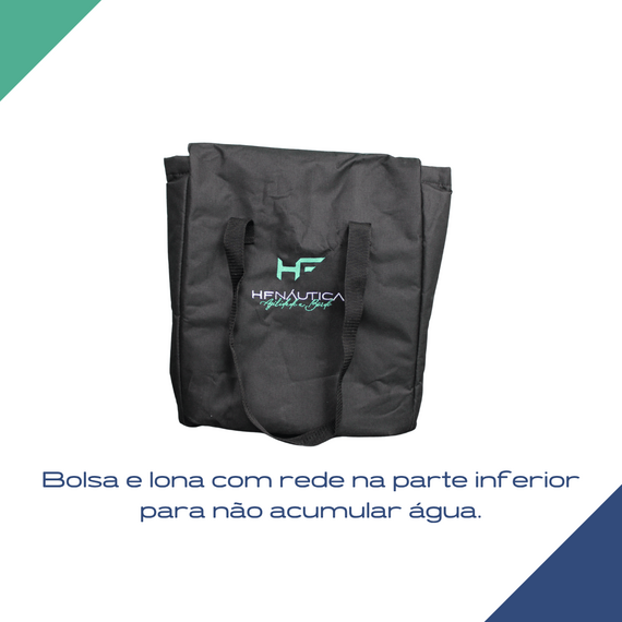 Kit Âncora Alfa INOX 316 C/ Solda - Modelo: Rocna - Tam: 1,4kg + Cabo Trançado + Boia Isopor + Bolsa